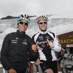 Radprofi Thomas Rohregger und Patric Grüner eroberten gemeinsam den Gletscher.