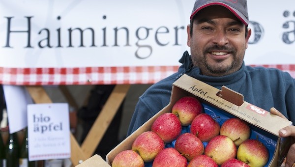 Obstbauer Rudi Wammes aus Haiming